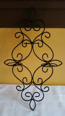 3 piece Candle Metal Wall Hokder
