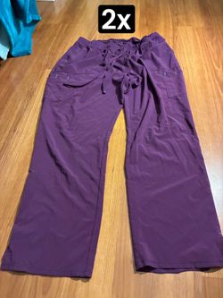 Plus Size Purple Scrubs