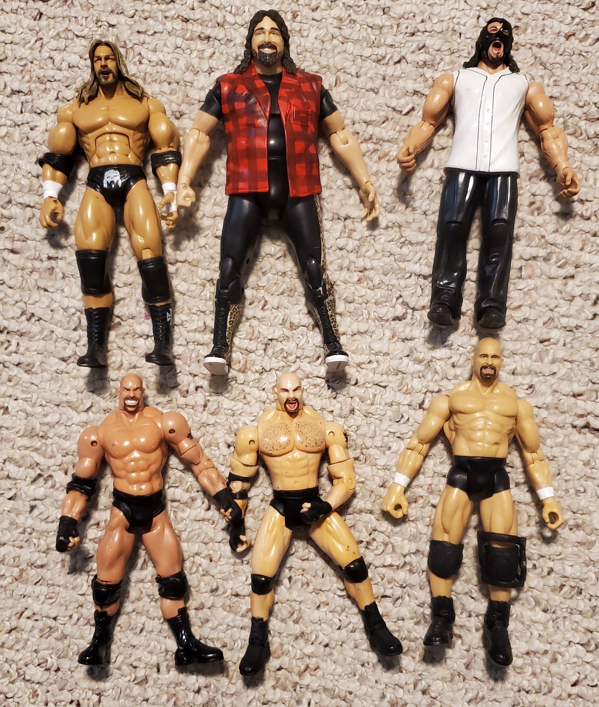 WWE WCW action figures