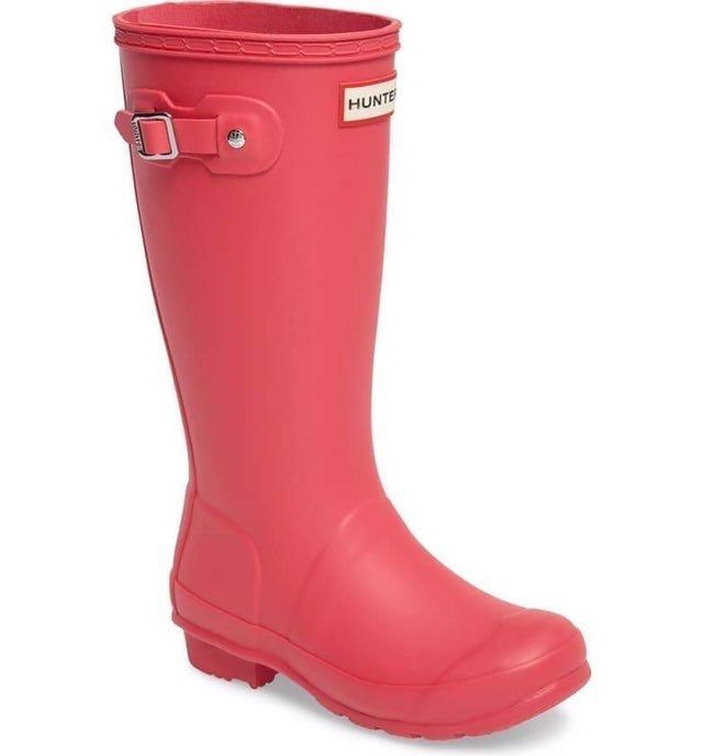 Original Hunter Boots Bright Pink
