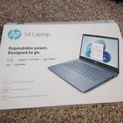 HP Stream 14" Laptop PC - HD Celeron N4120 1.1GHz Intel UHD Graphics 600 4GB RAM 64GB SSD Win 11