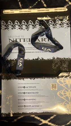 Niteharts San Diego GA Sunday Wristbands