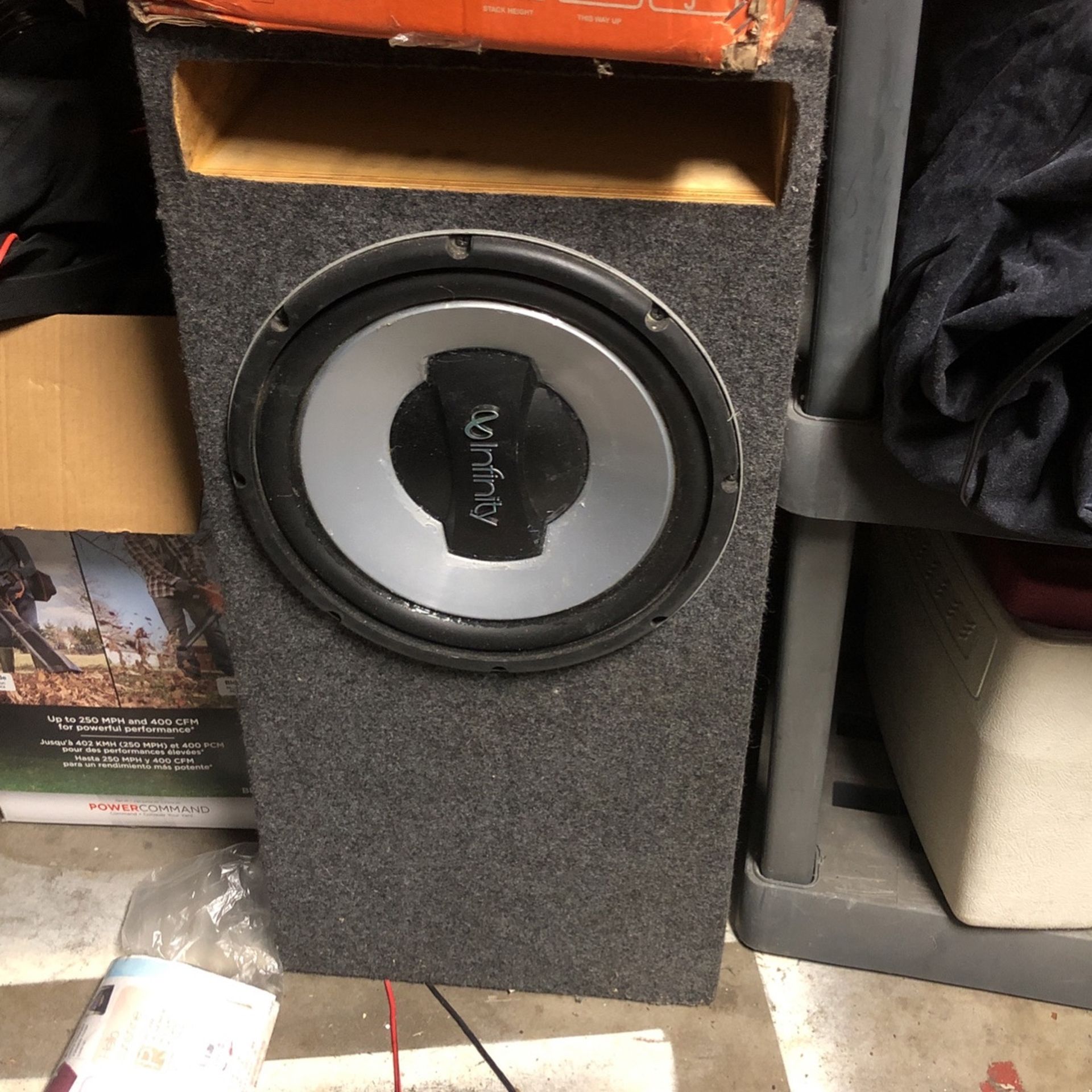 Speaker 12 Inch Infinity Subs With Box INFINITY KAPPA 1200 SERIES