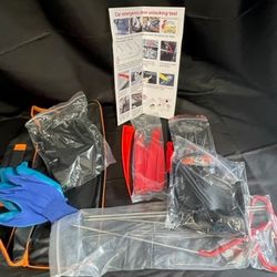 New, Price Firm, GB-GUYBUY Professional Automotive Emergency Car Tool Kit, Heavy Duty Trim Tools and Opener Kit for Cars 11 PCS