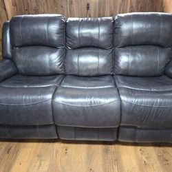 Electric Real Leather Recliners 