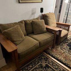 Loveseat and Matching two Recliners