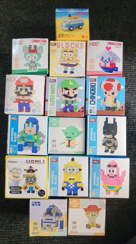 Brand New Character Building Sets (Read Full Add)