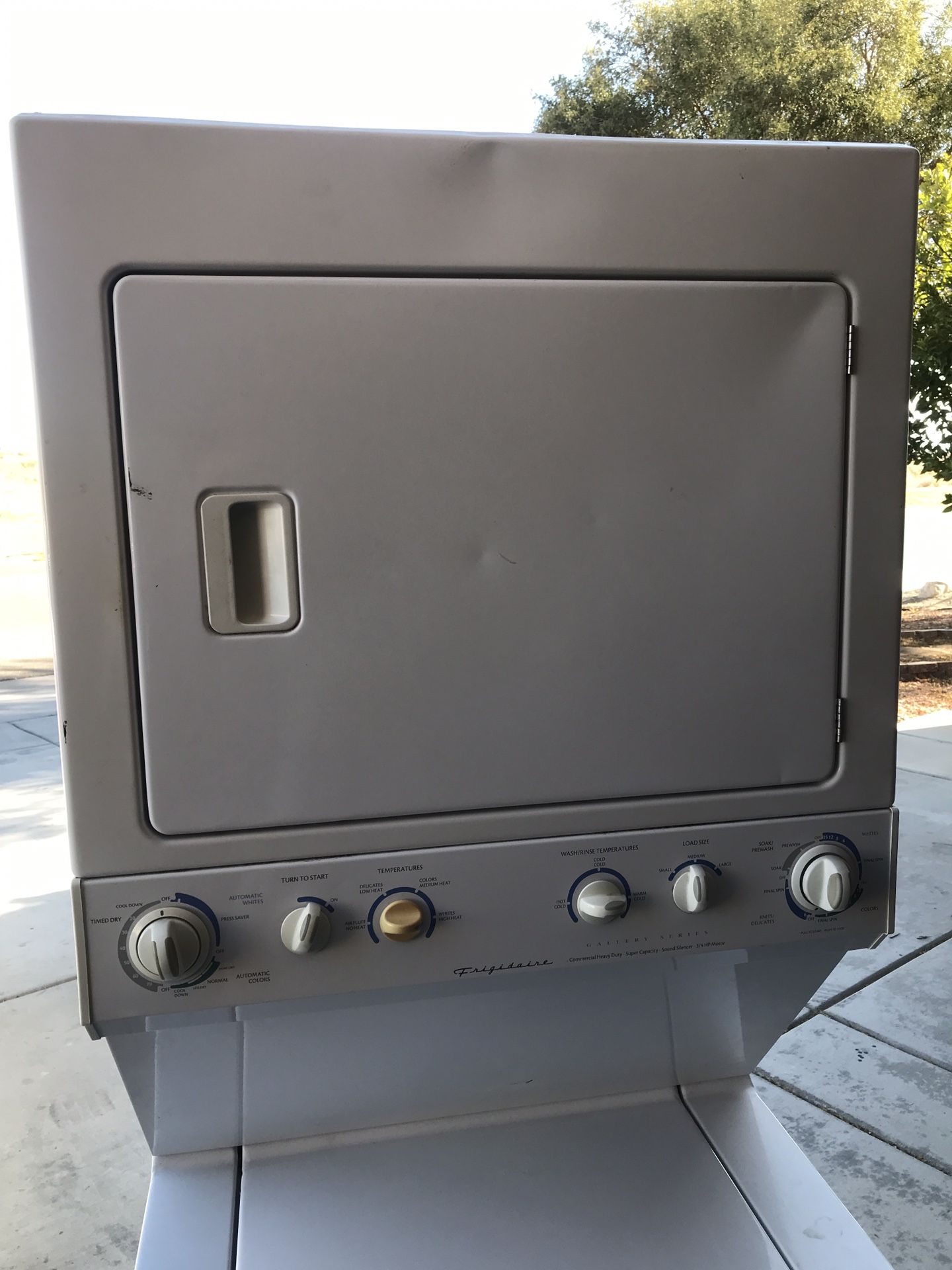 frigidaire twin washer and dryer