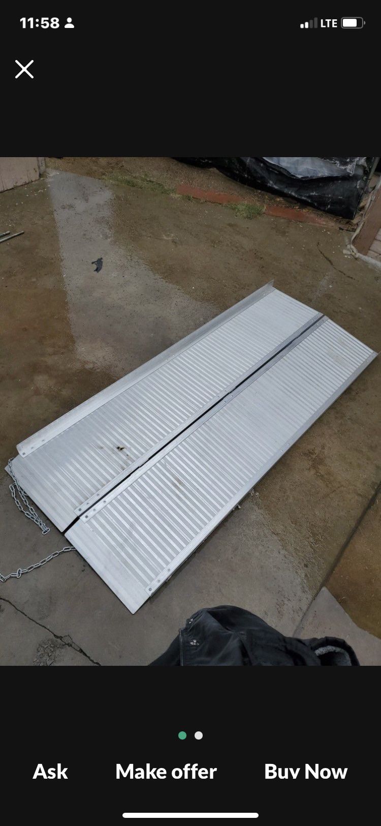 Ramps Aluminum for tailgate