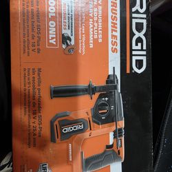 Still In Box Ridgid 18V Rotary Hammer