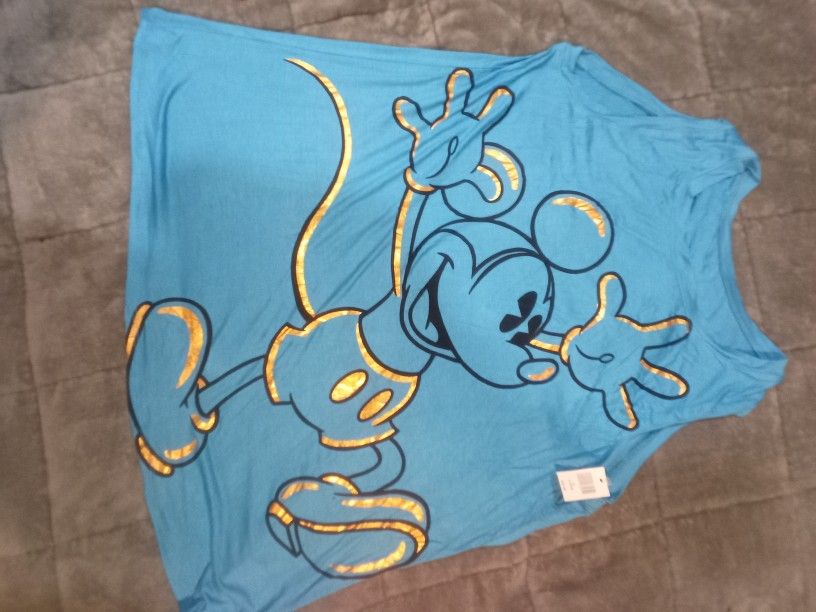 New Original Disney Women's XL Mickey Mouse Tunic/Tank