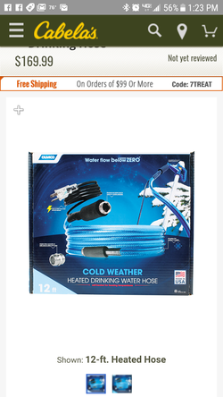 RV heated water hose