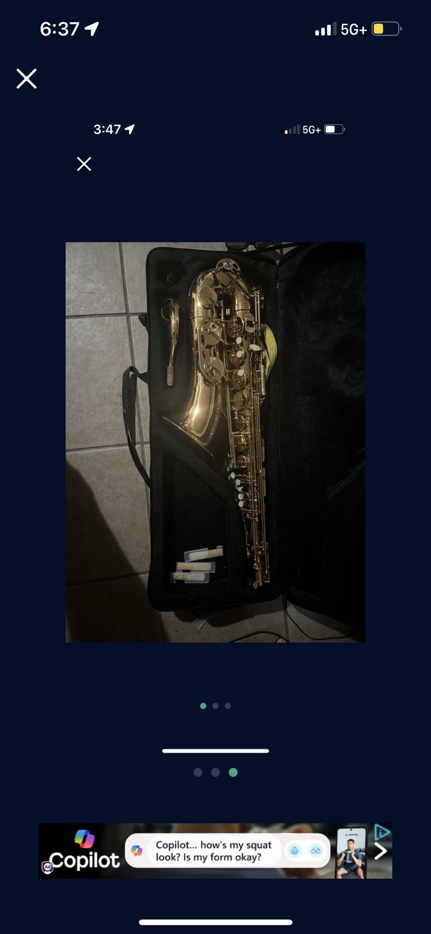 opus usa tenor saxophone