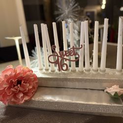 Sweet 16th Candle Holder 