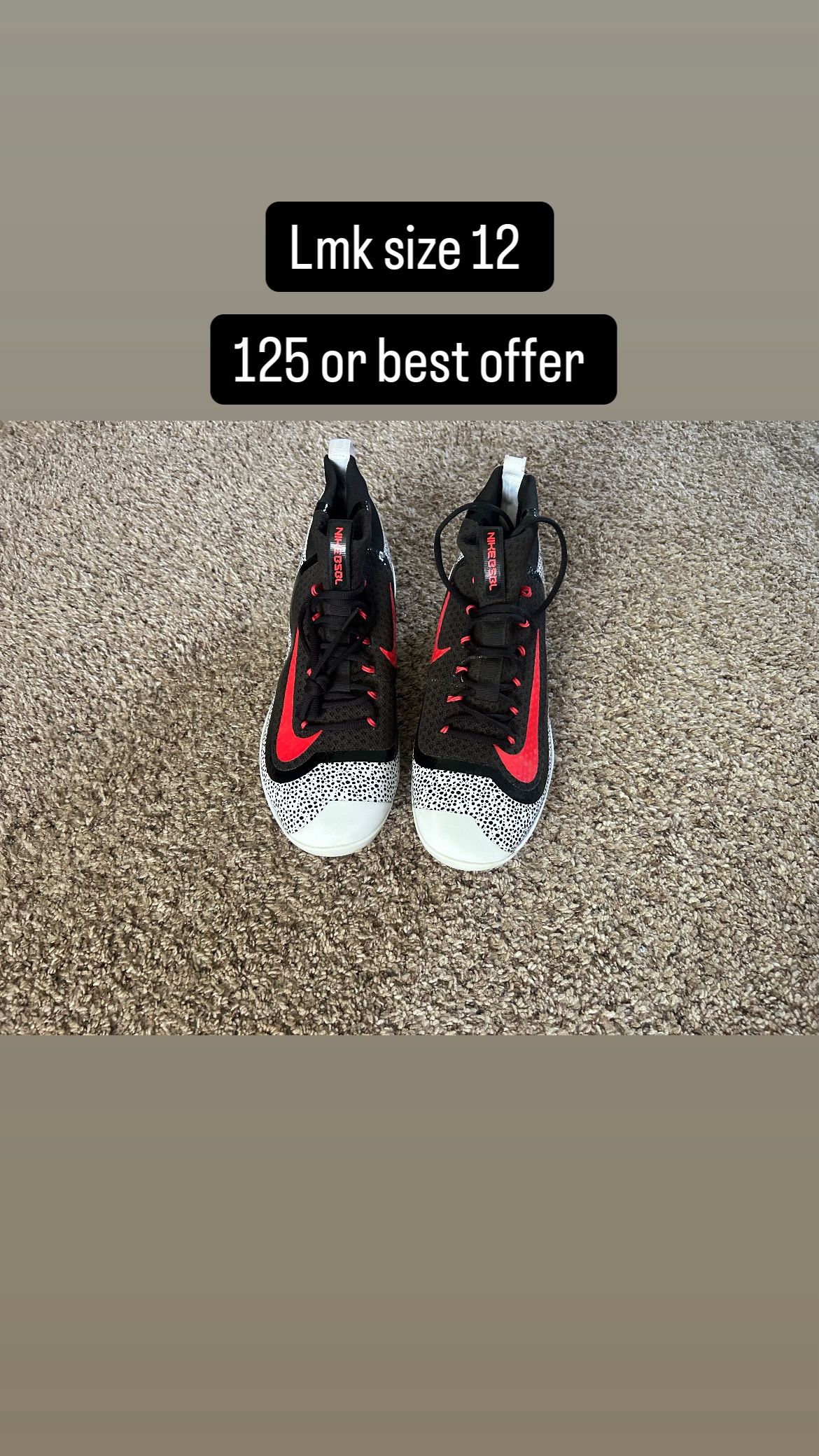 Nike Metal Airmax Cleats