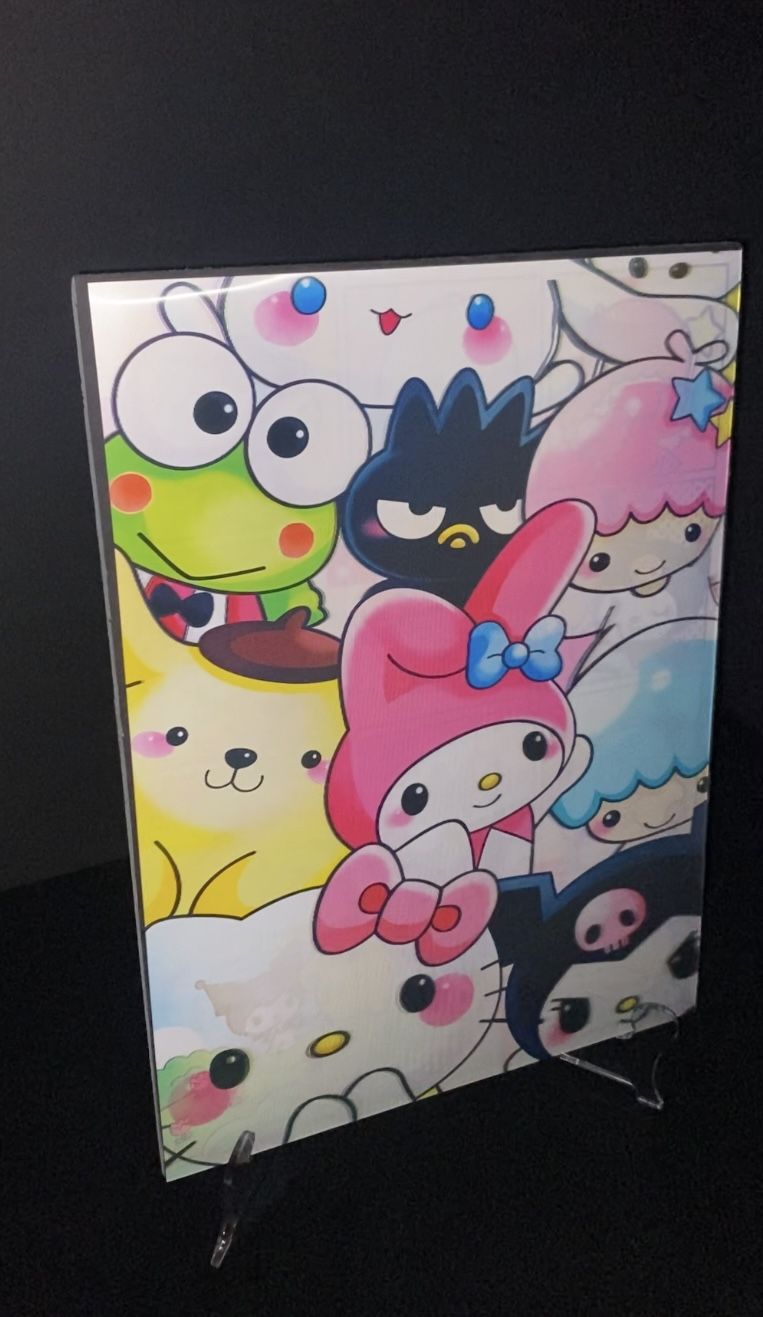 Sanrio 3D Lenticular Anime Poster