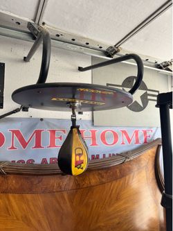 Boxing speed bag wall mount.