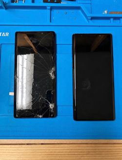iphone samsung cracked screen