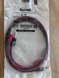 Pomona Electronics 36" Banana Plug Patch, B-36, nee