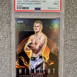 Ian Machado Garry 1/75 2024 Topps Midnight UFC Dusk #13 refractor Ireland PSA
