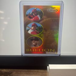 🔥 2000 Topps Gold Label — Bullion Insert #B8 (Griffey Jr. / Larkin / Casey)