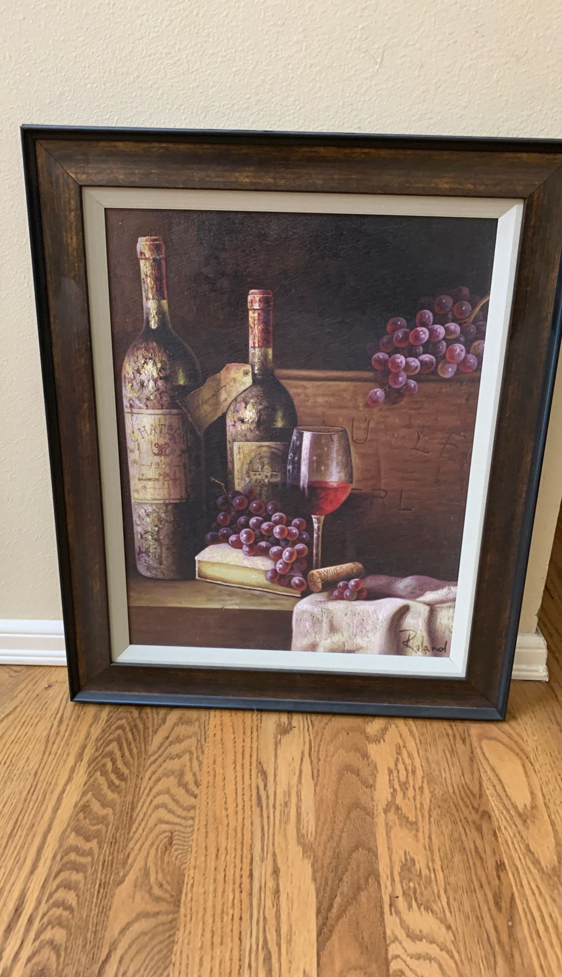 Kitchen or dining wall art 1.5 x 1.5 ft