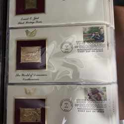 US Post Office - Replica Gold Stamps 