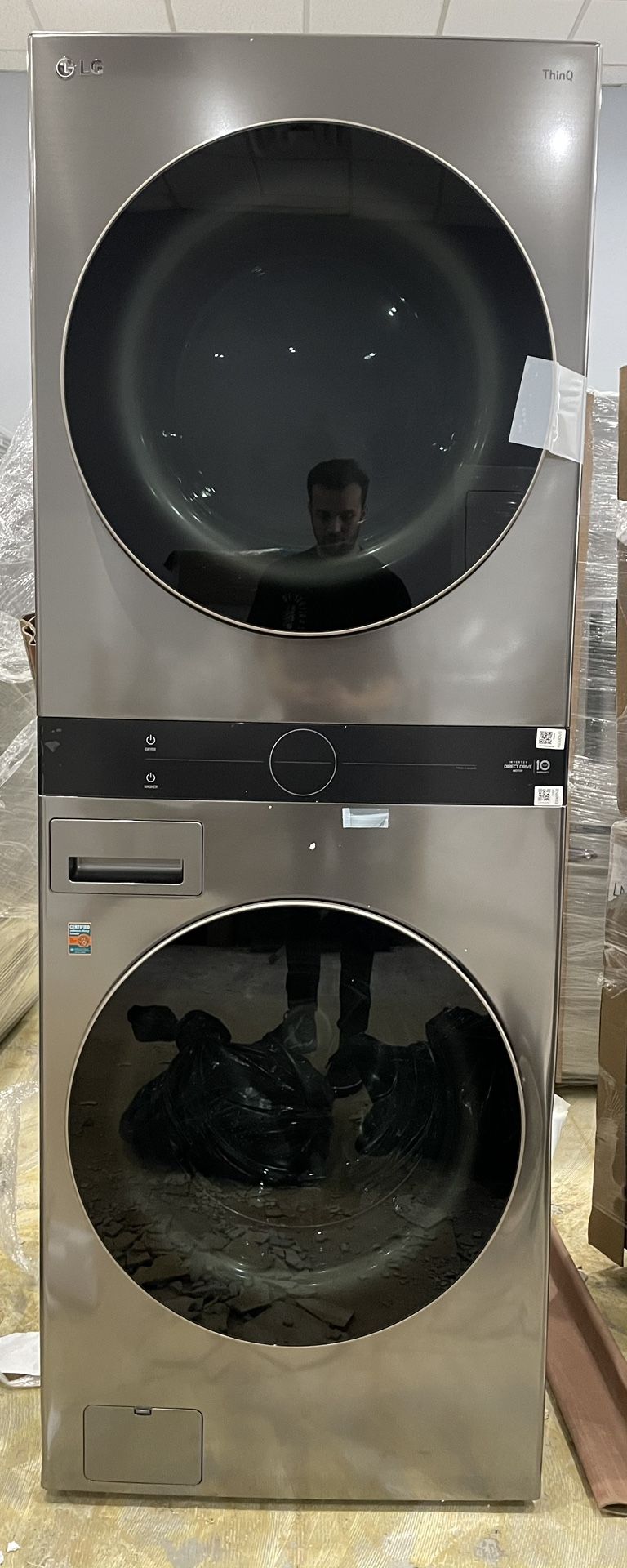 LG NEW GRAPHITE 27β ELECTRIC WASH TOWER WITH WARRANTY