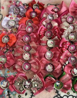Hello Kitty Hair Bows 