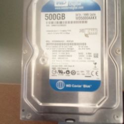 500g Western  Digital Hard Drive. 