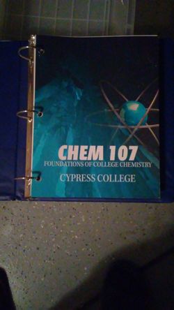 Chem 107 cypress college