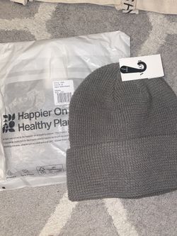 Brand New Vuori Gray Waffle Beanie Unisex 