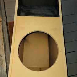 Mdf Box For A Single 12  SUBWOOFER IS NOT INCLUDED 