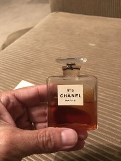 Chanel No. 5 perfume in sealed container with box pre-1951 1oz