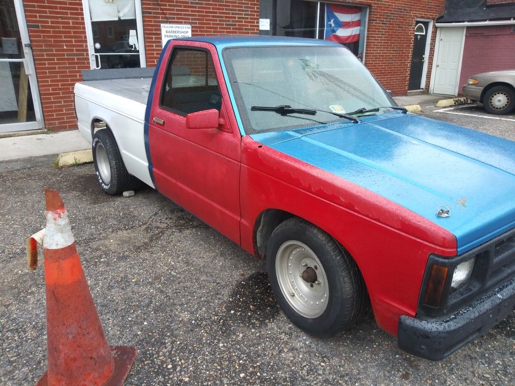 1991 Chevy pickup drag racing roller