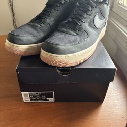 Men's Nike Air Force 1 '07 LX Black/Black-Red Stardust 