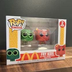 Funko POP! AD Icon Fry Kids 2-Pack (Green & Red)