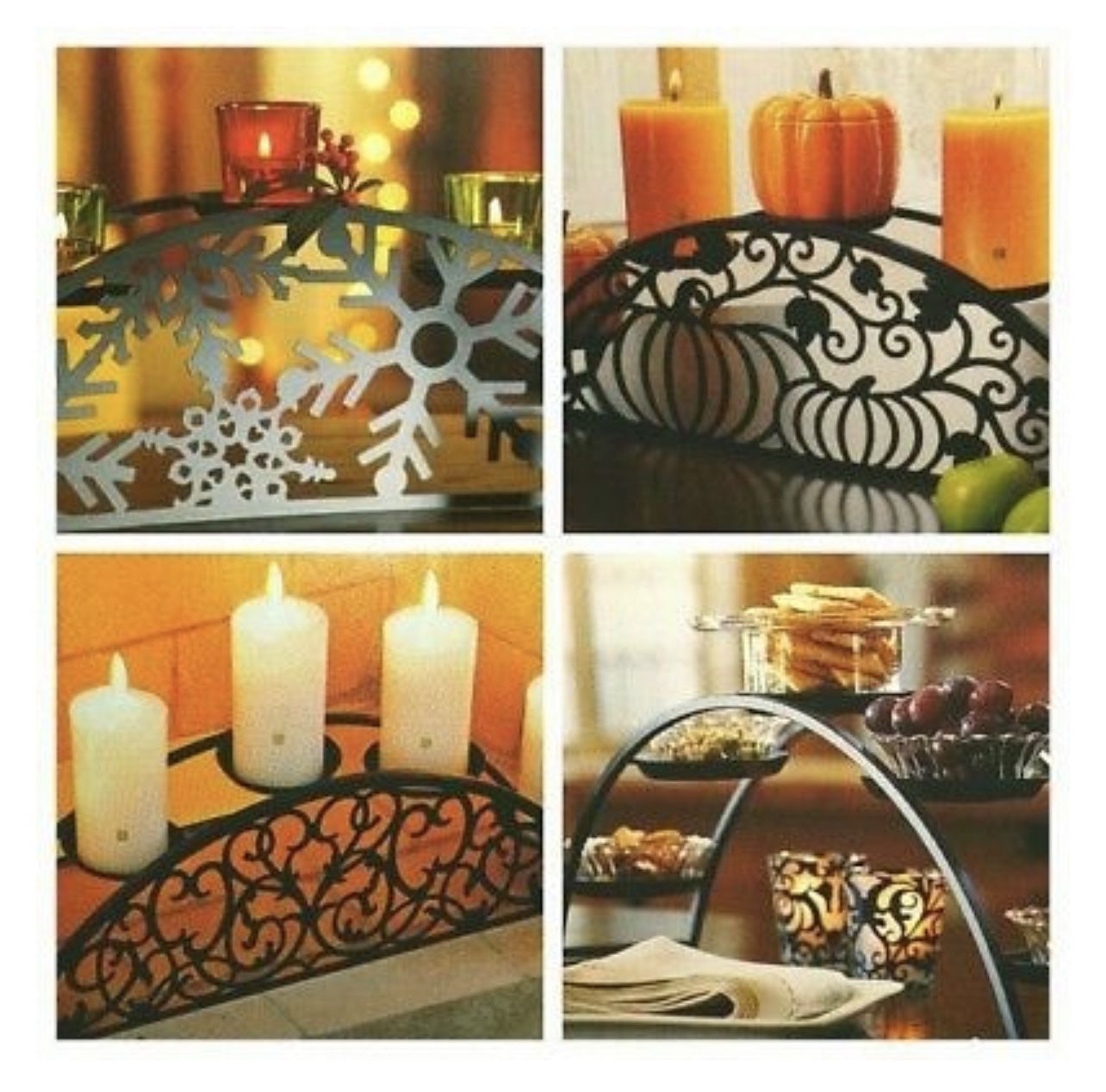 Partylite Couture Holiday Hearthside Candle Holder