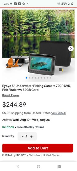 Eyoyo 5 inch underwater camera