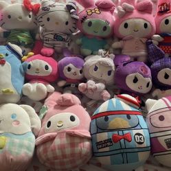 Sanrio Plushies