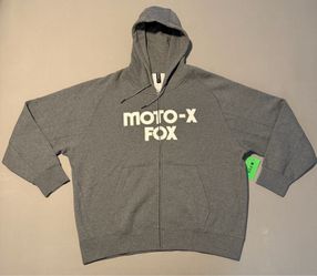 Fox Racing Oversized Moto-X Fleece Full Zip Hoodie Brand New DS