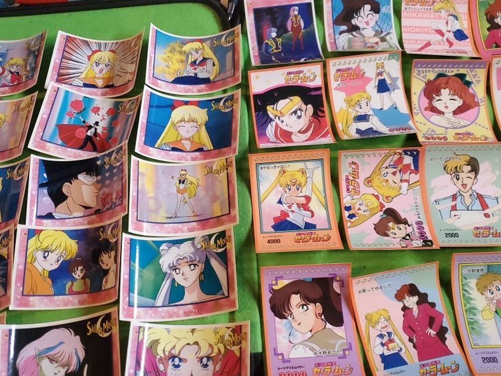 Lot Of 40 Random 1998-99 SAILOR MOON  JAPANESE STICKERS All For $25 