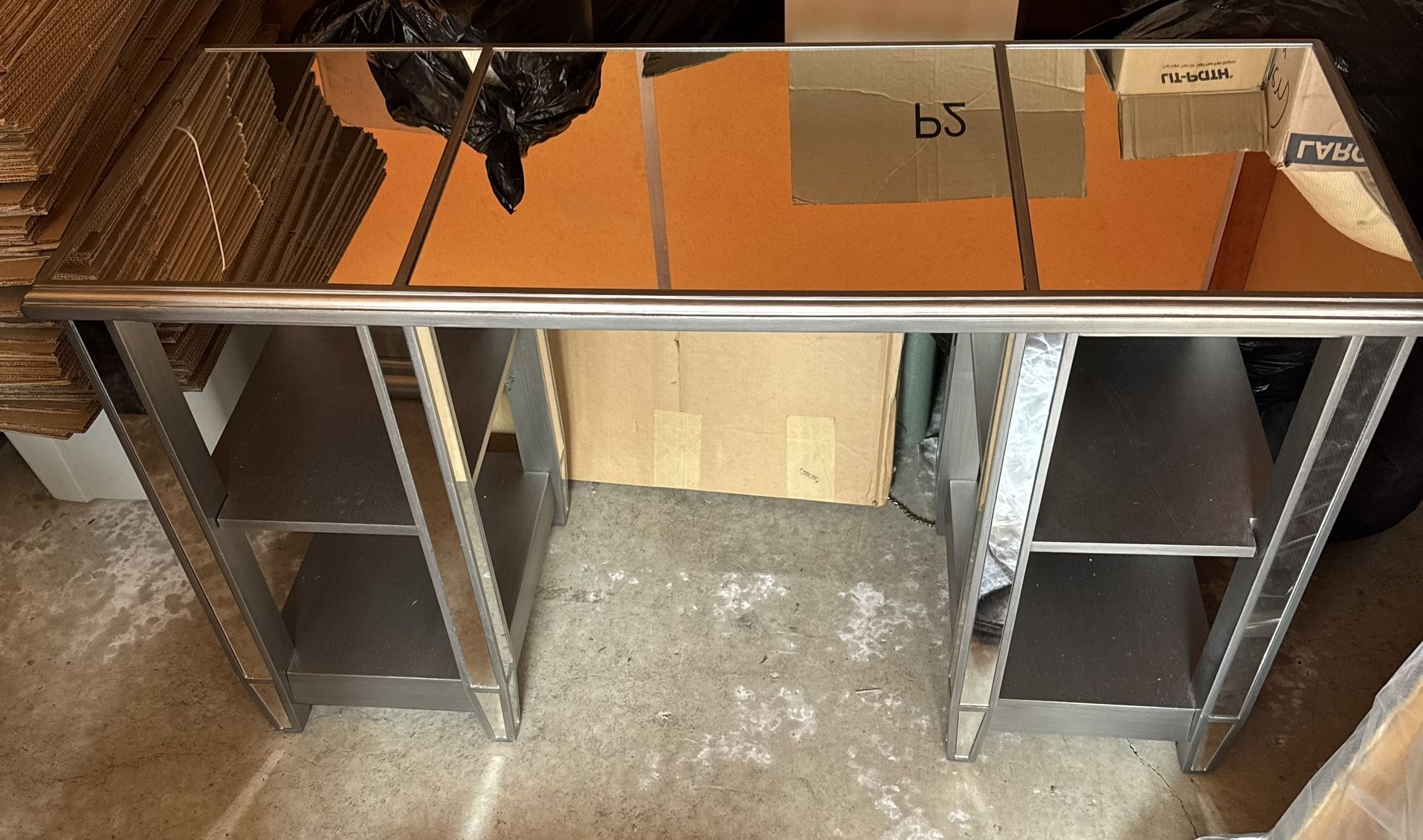 Beautiful Mirrored Console Table