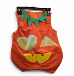 Kids Halloween Pumpkin Costume Vest