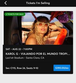 Karol G tickets