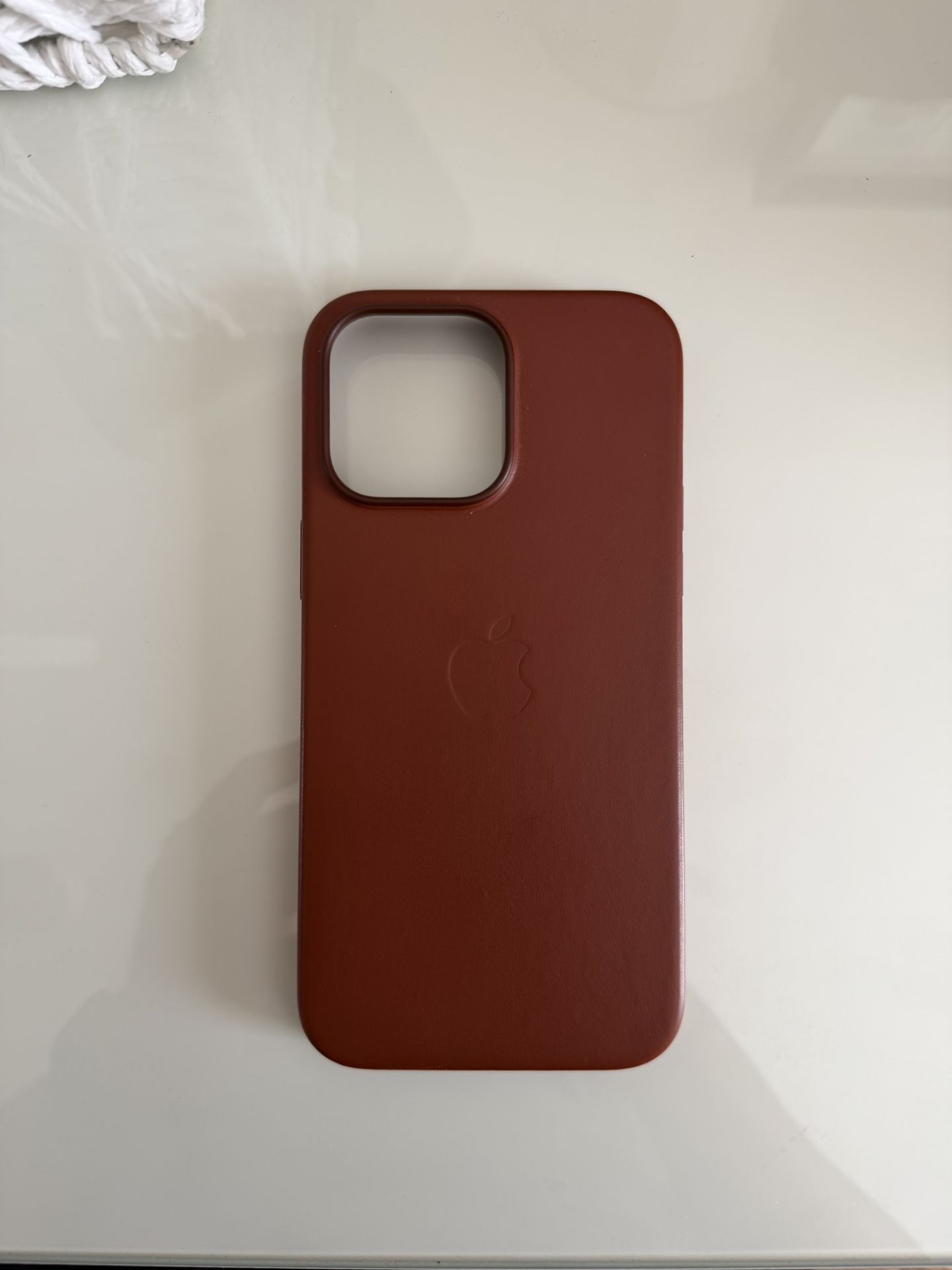 Genuine Apple Leather Case With Magsafe For Iphone 14 Pro Max
