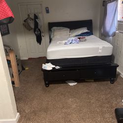 Apenhome Sleigh Bed Fits King Size 