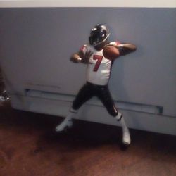 Mike Vick  #7 White & Black Wit Red Lett