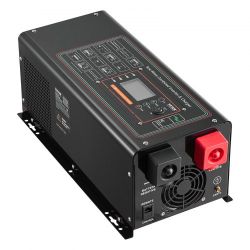 273*Pure Sine Wave Inverter Charger, 2000 Watt, DC 12V to AC 120V Power Inverter with LCD Display, Remote Control, Solar Inverter for Off-Grid Solar R