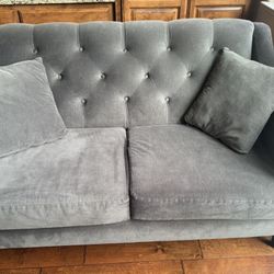 Grey Sofa & Loveseat